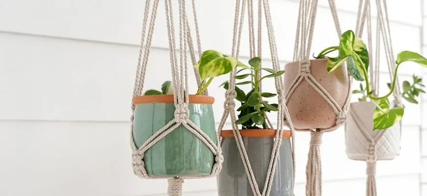 Makrome Saksılık Nasıl Yapılır? 3 Adımda Makrome Saksı…